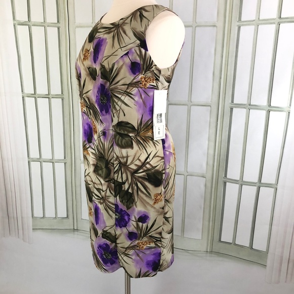 Dressbarn Sleeveless Floral Career Shift Dress - Picture 7 of 8